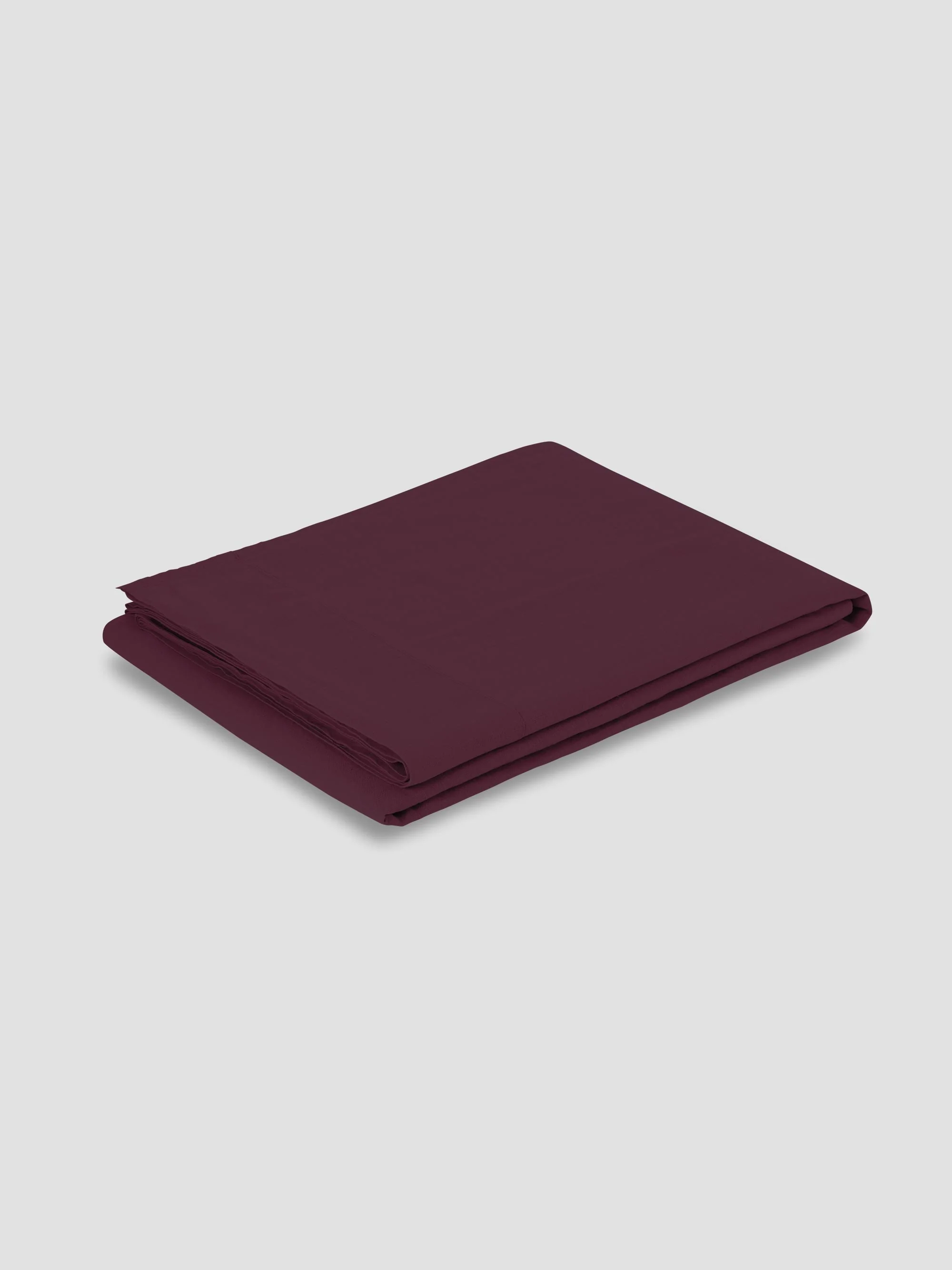 Berry 100% Linen Flat Sheet - Image 2
