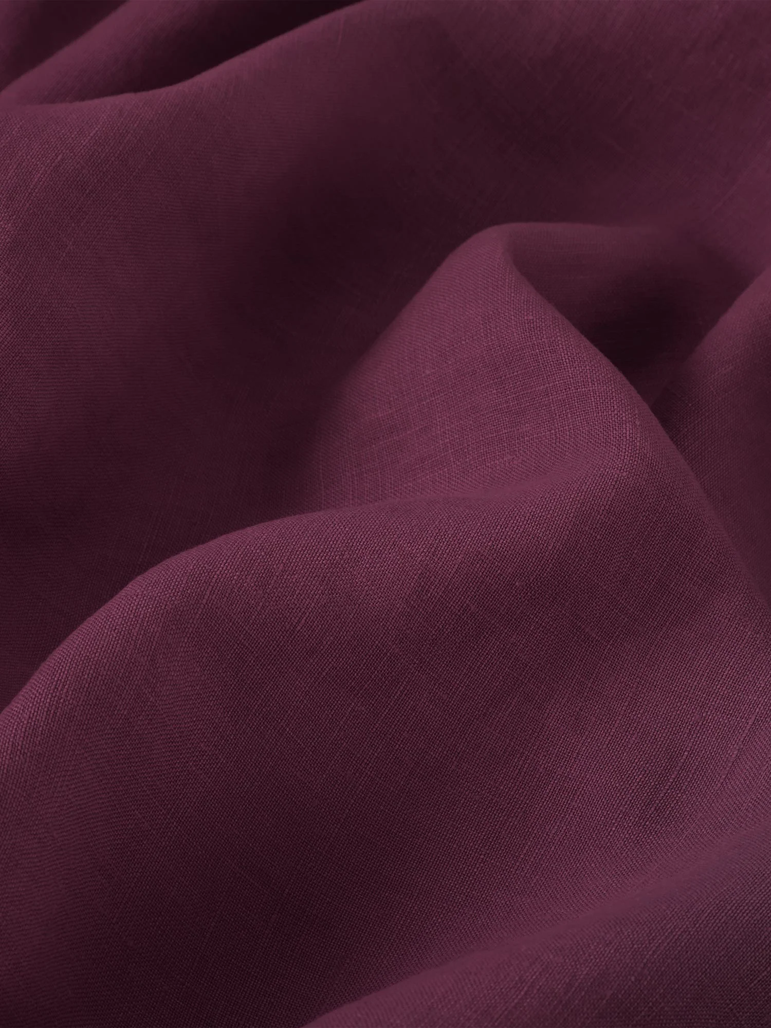 Berry 100% Linen Flat Sheet - Image 3