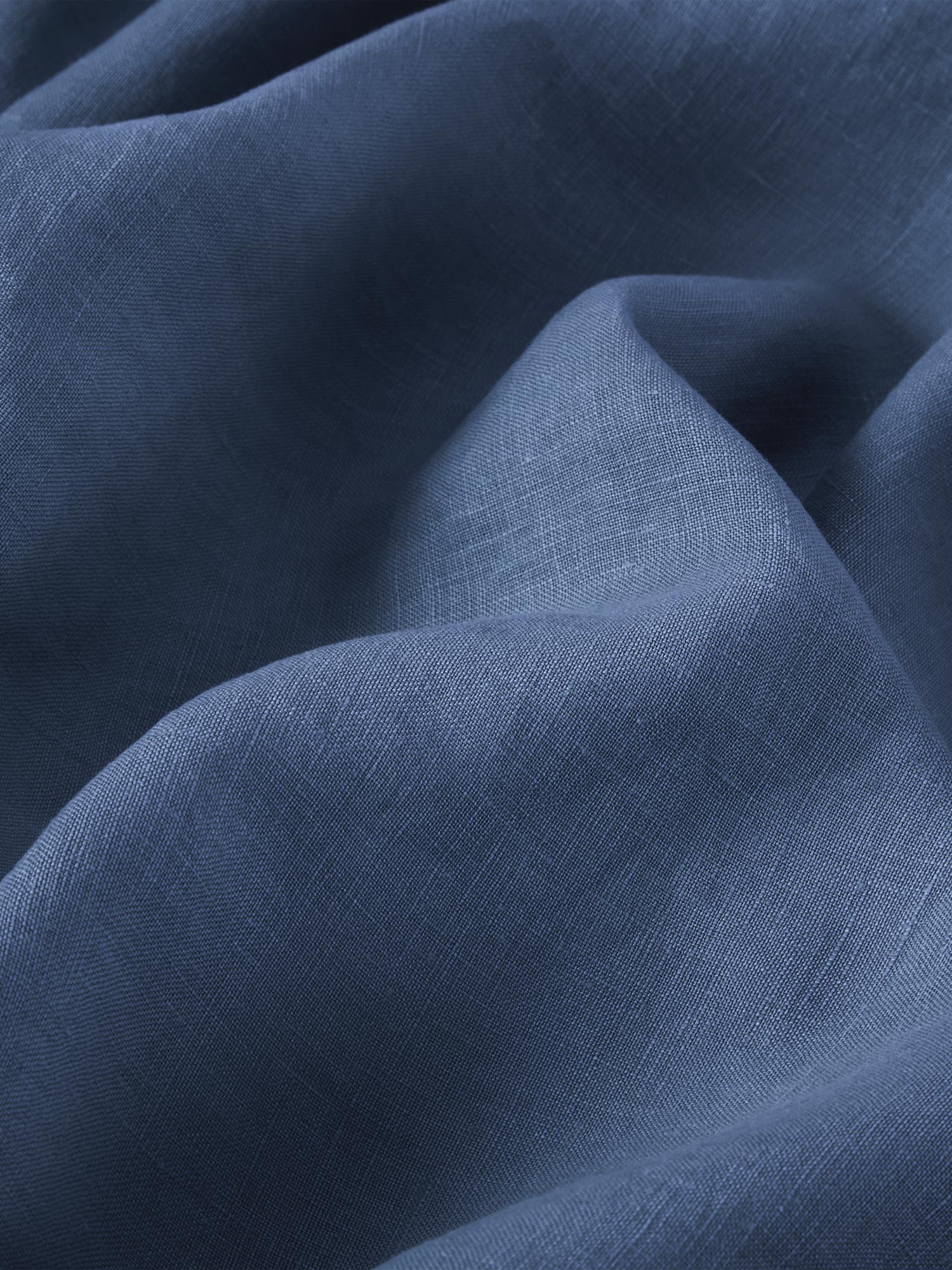 Blueberry Linen Blend Duvet Cover - Image 4