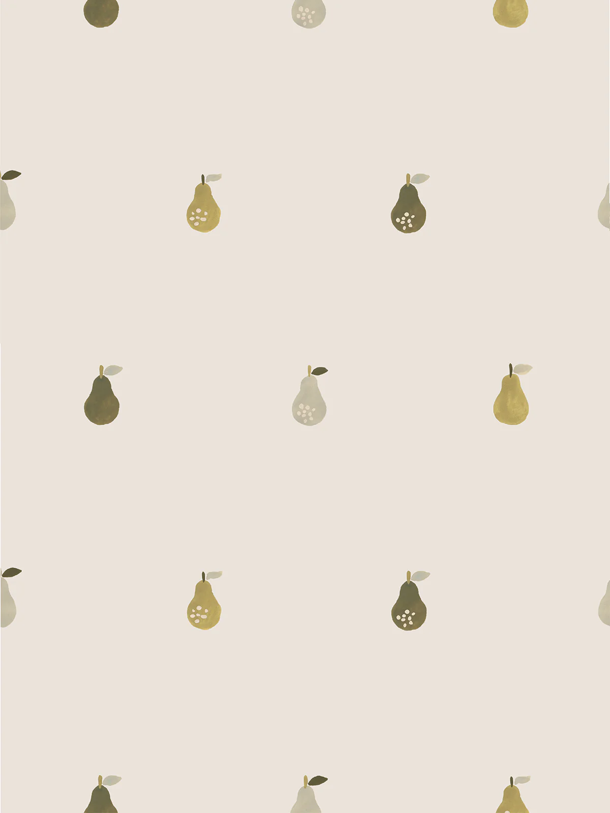 Cream Pears Wallpaper - Image 3
