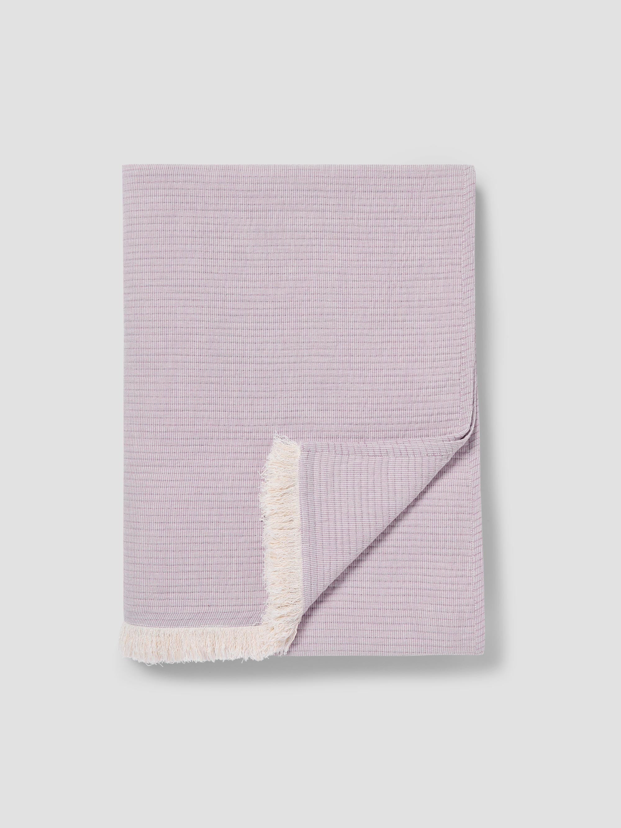 Elderberry Cotton Textured Throw - Image 3