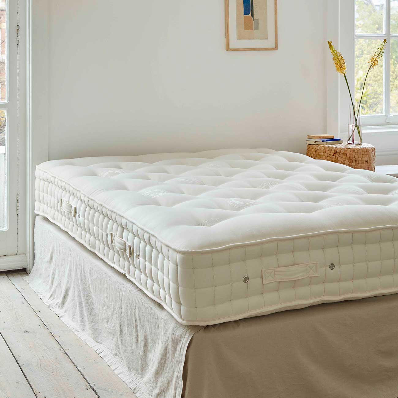 Hawks Barn Pocket Sprung Wool Mattress