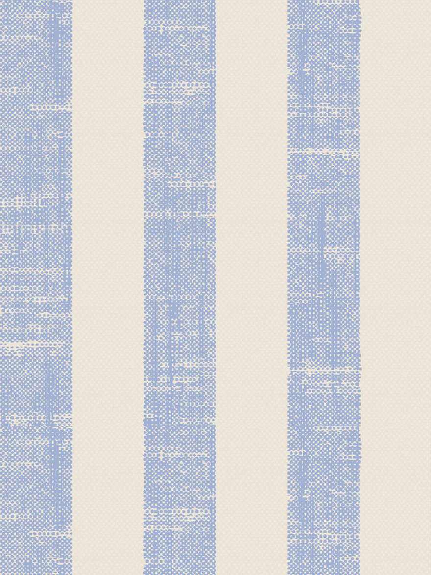 Meadow Blue Pembroke Stripe Wallpaper - Image 4