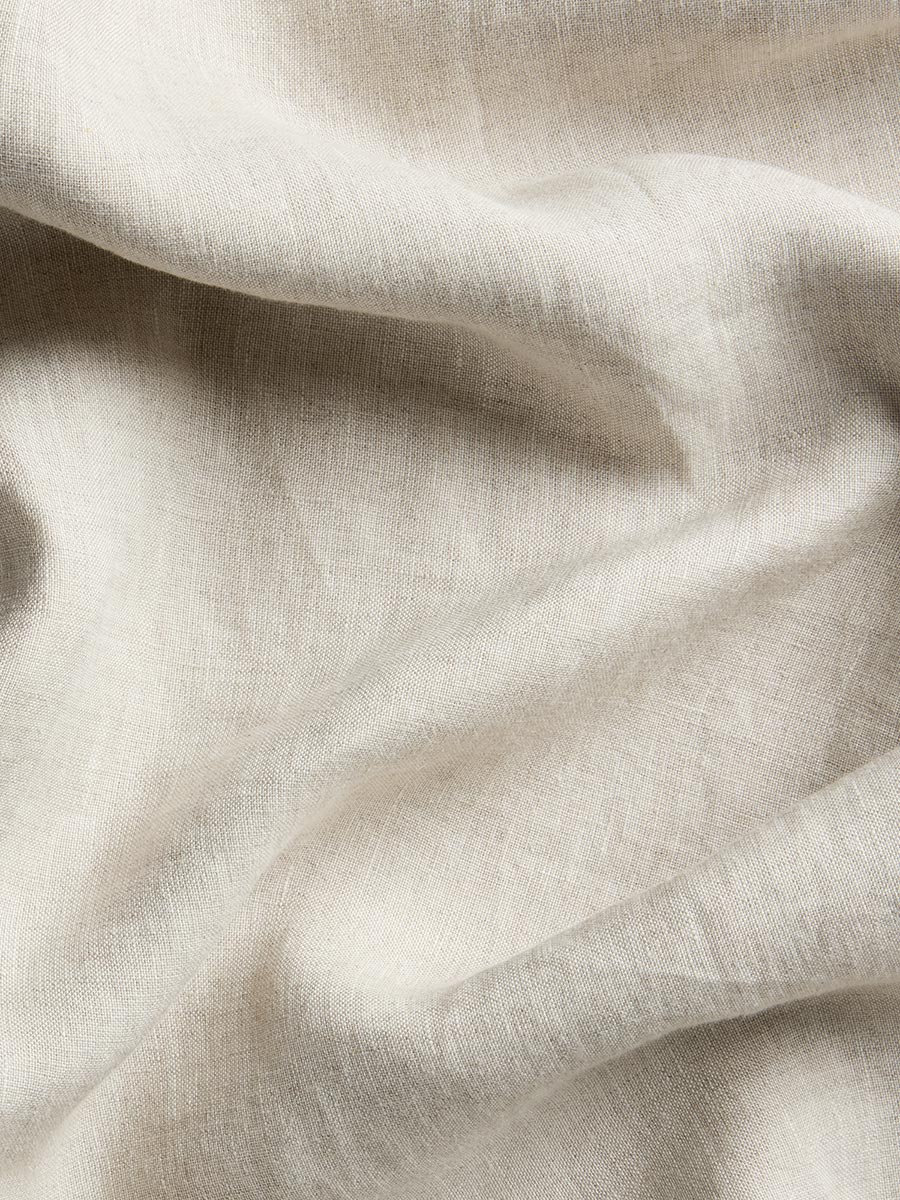Oatmeal Linen Blend Curtain (Pair) - Image 3