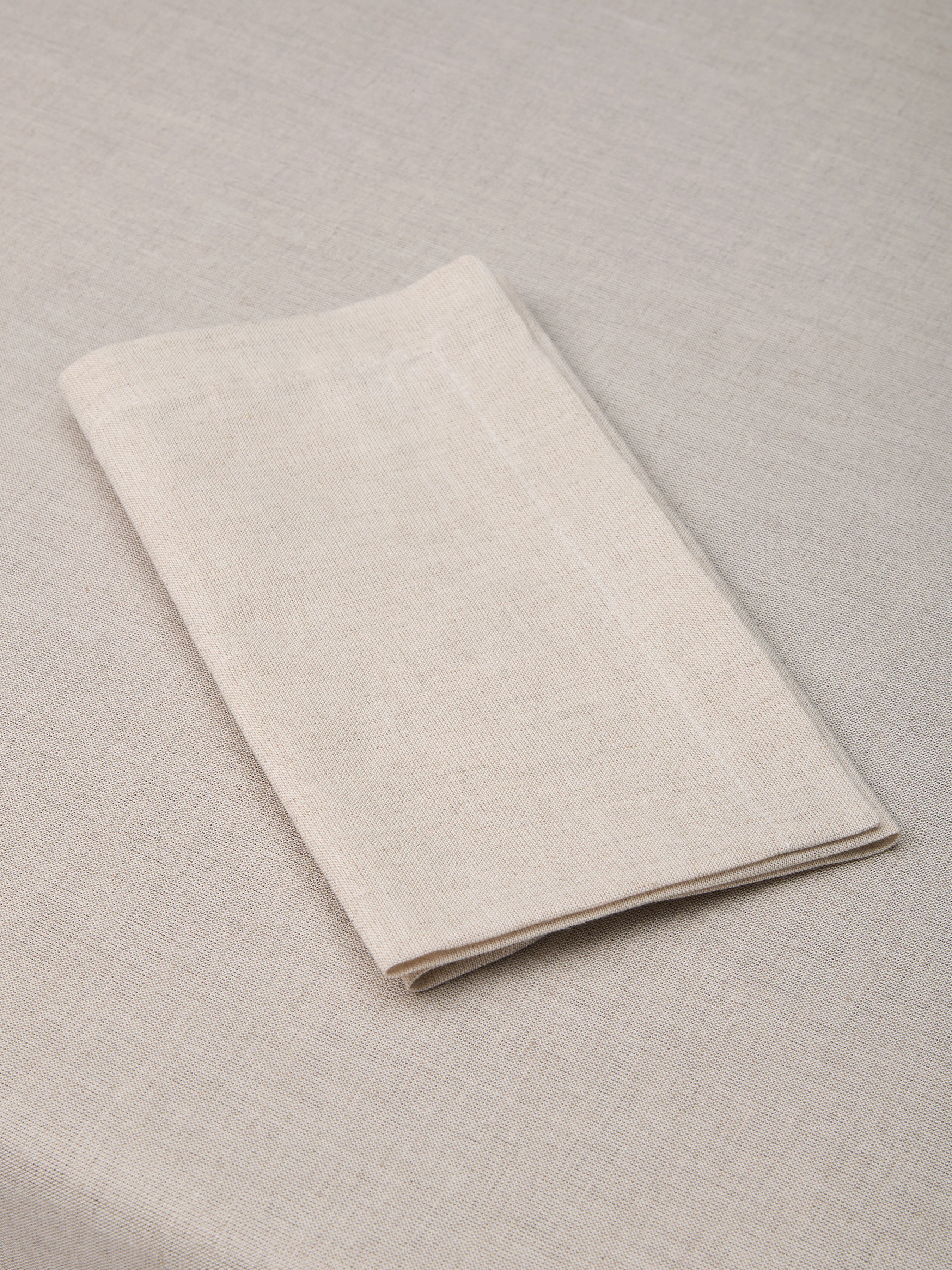 Oatmeal 100% Linen Napkins Set of 4 - Image 3