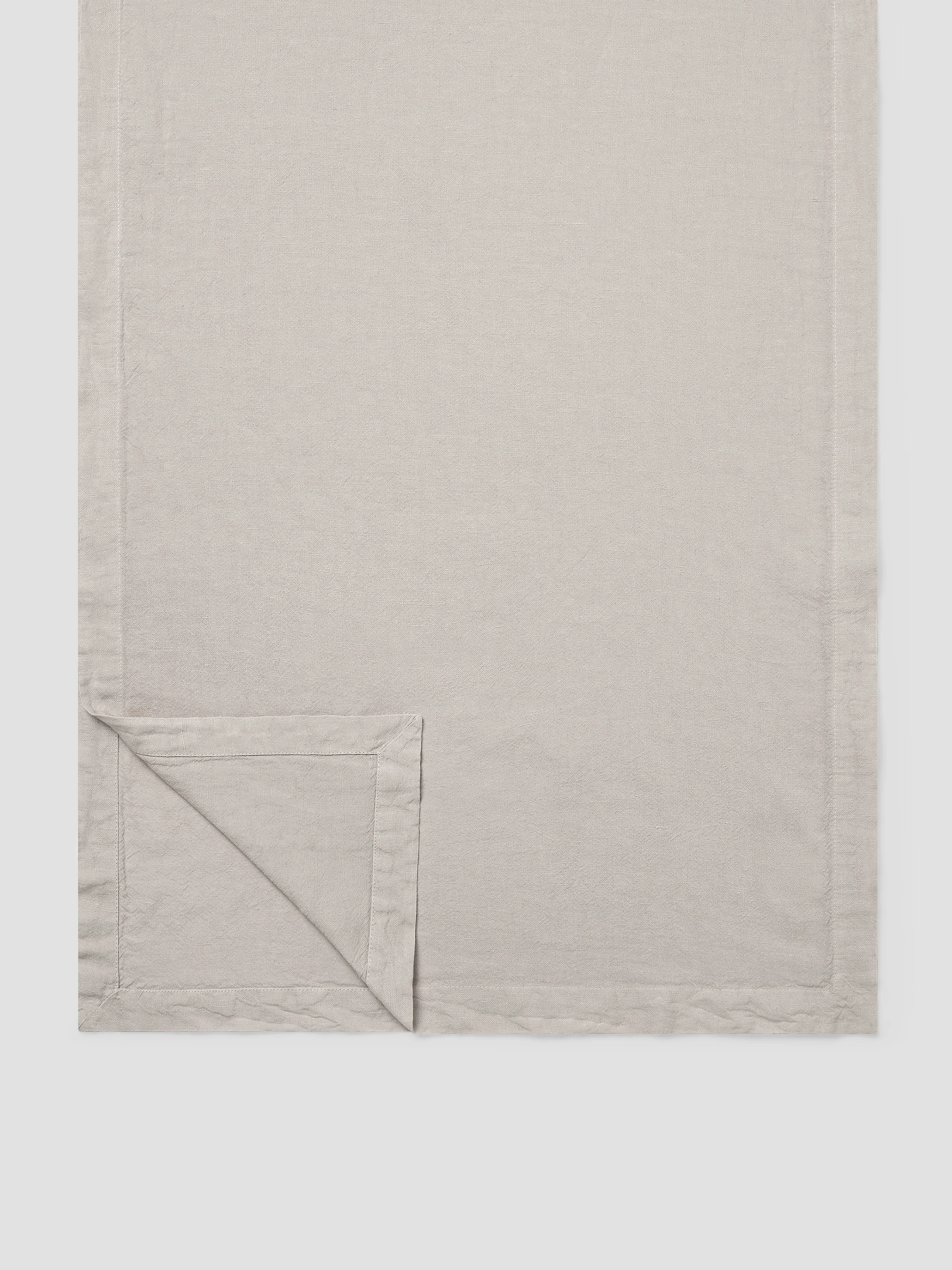 Oatmeal 100% Linen Table Runner