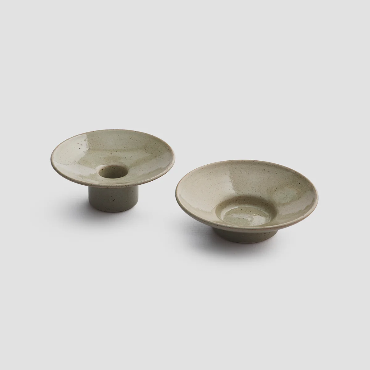 Olive Stumpie Candle Holder - Image 3