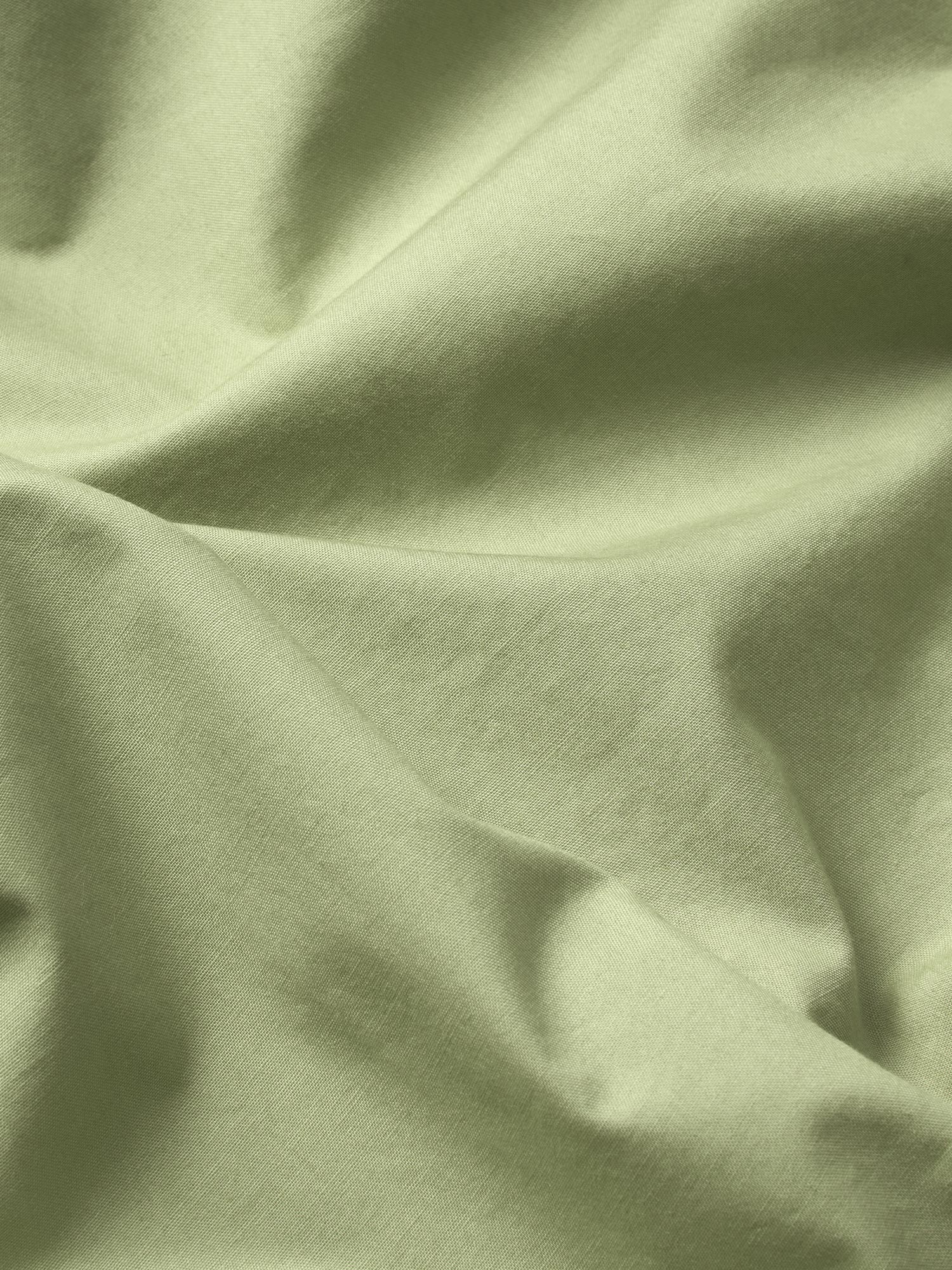 Pear Washed Cotton Percale Fitted Sheet - Image 3