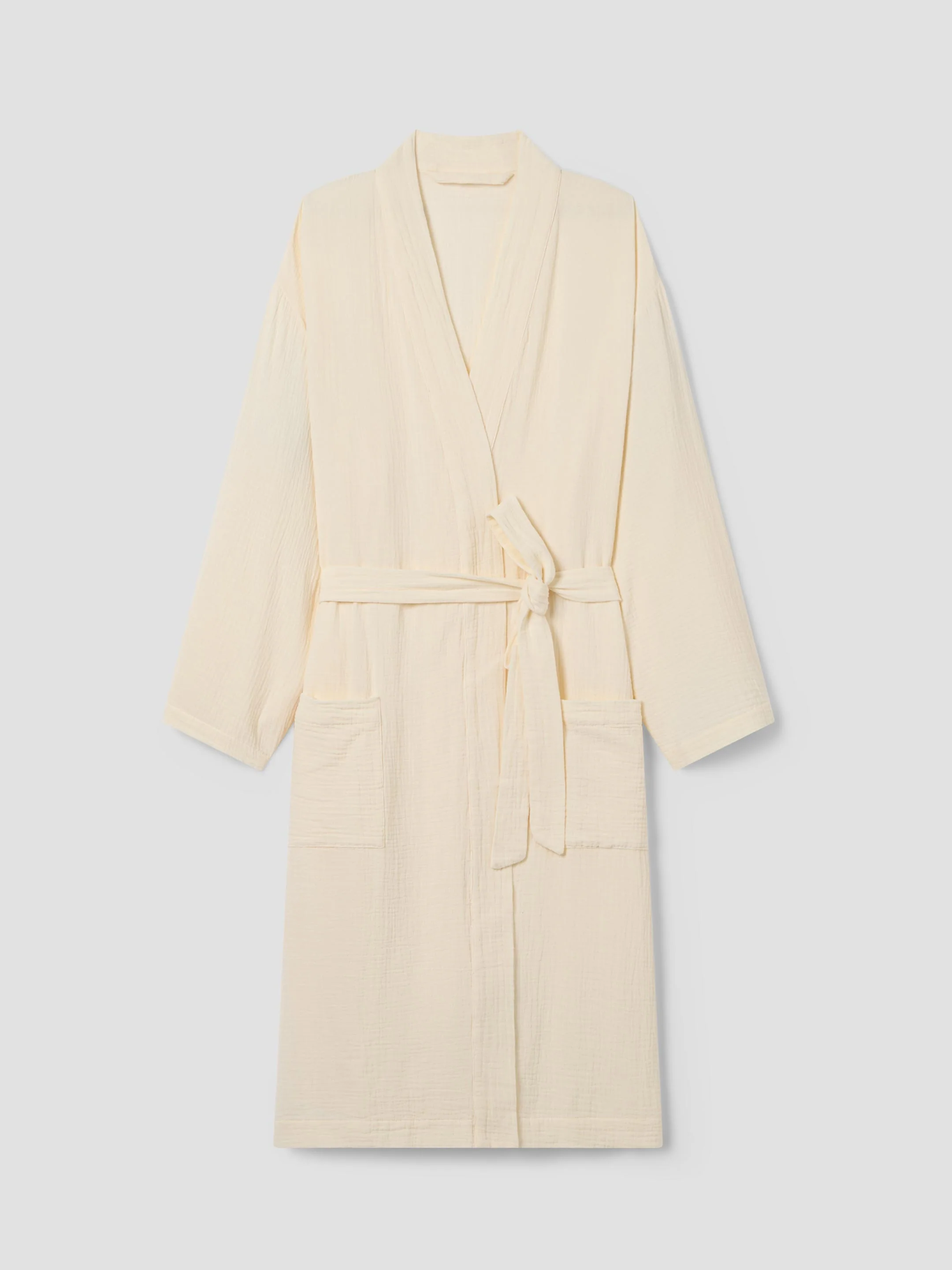 Pearl Cotton Gauze Robe - Image 4