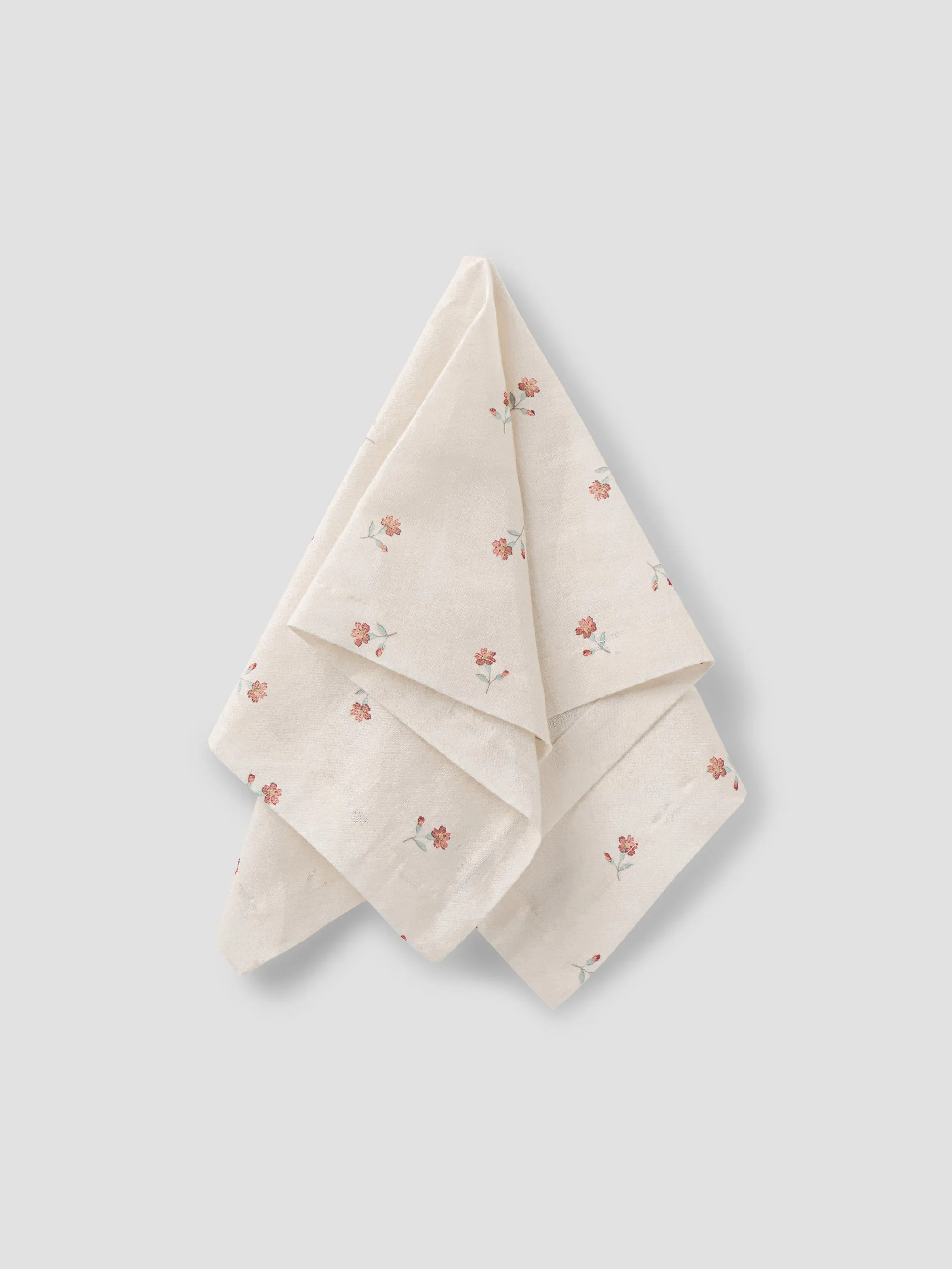 Pearl Posy Bud Linen Blend Napkin Set of 4 - Image 3