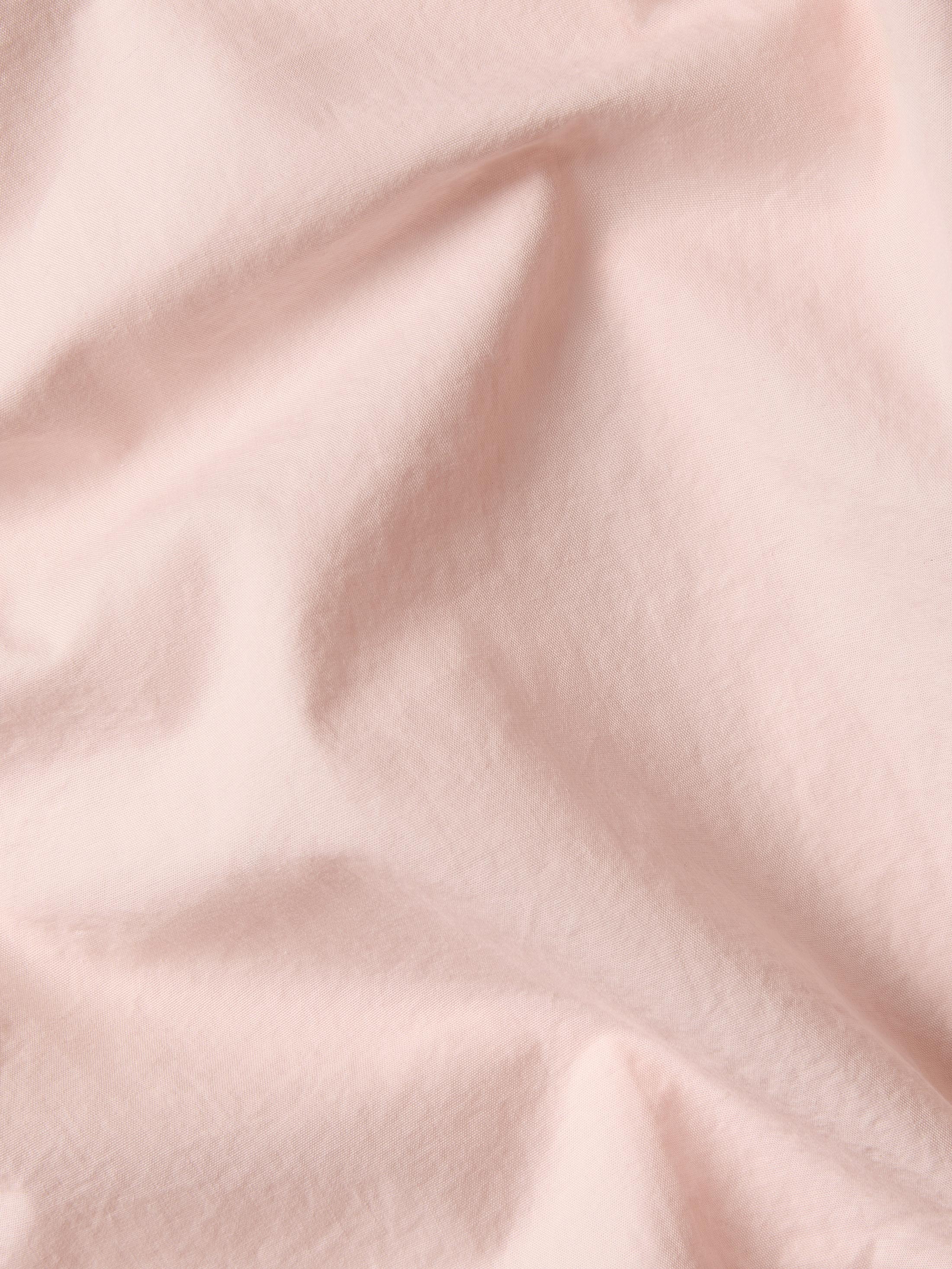 Poetic Pink Washed Cotton Percale Fitted Sheet - Image 3