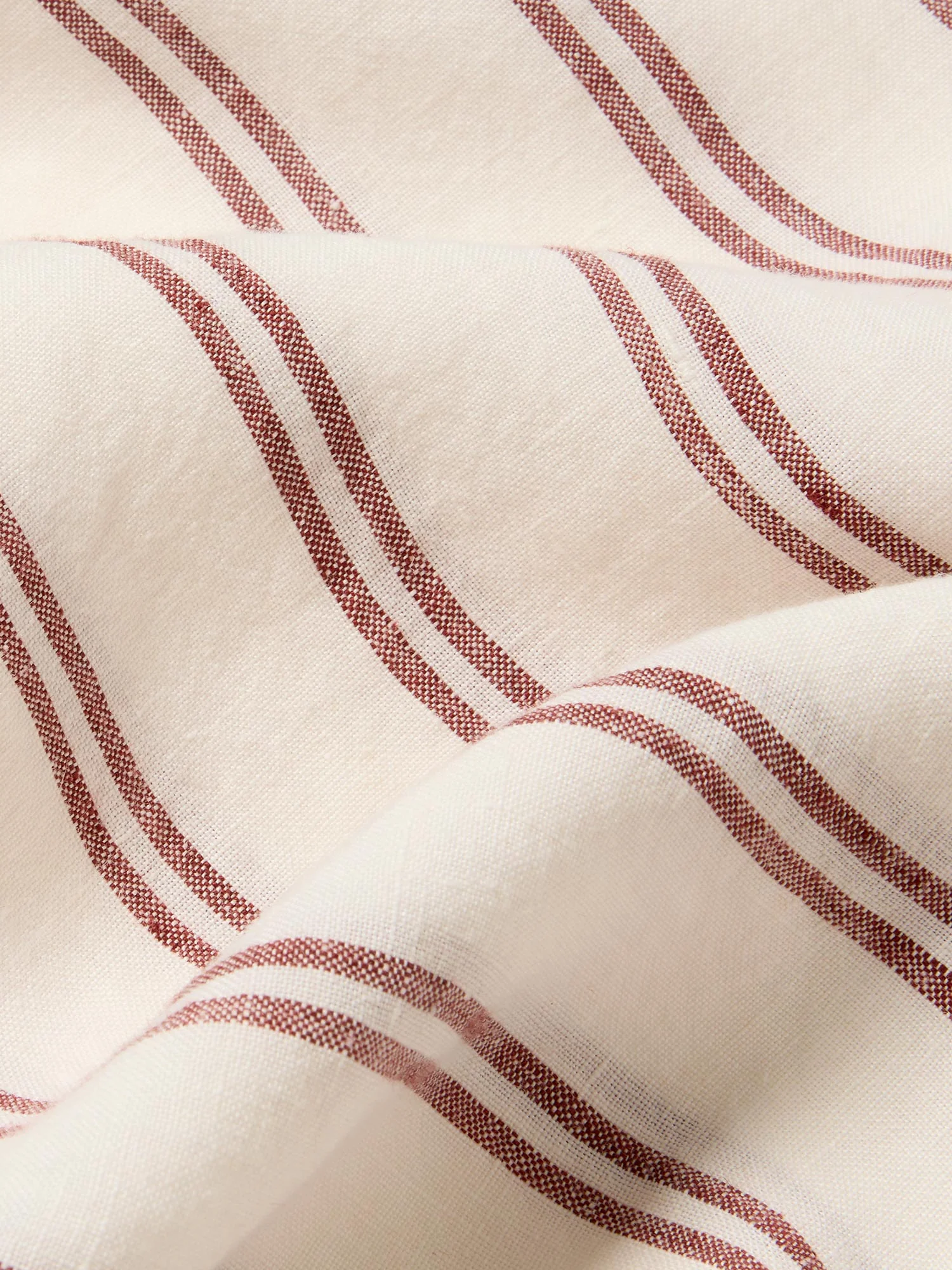 Rhubarb Kemptown Stripe Linen Blend Pillowcase (Pair) - Image 3