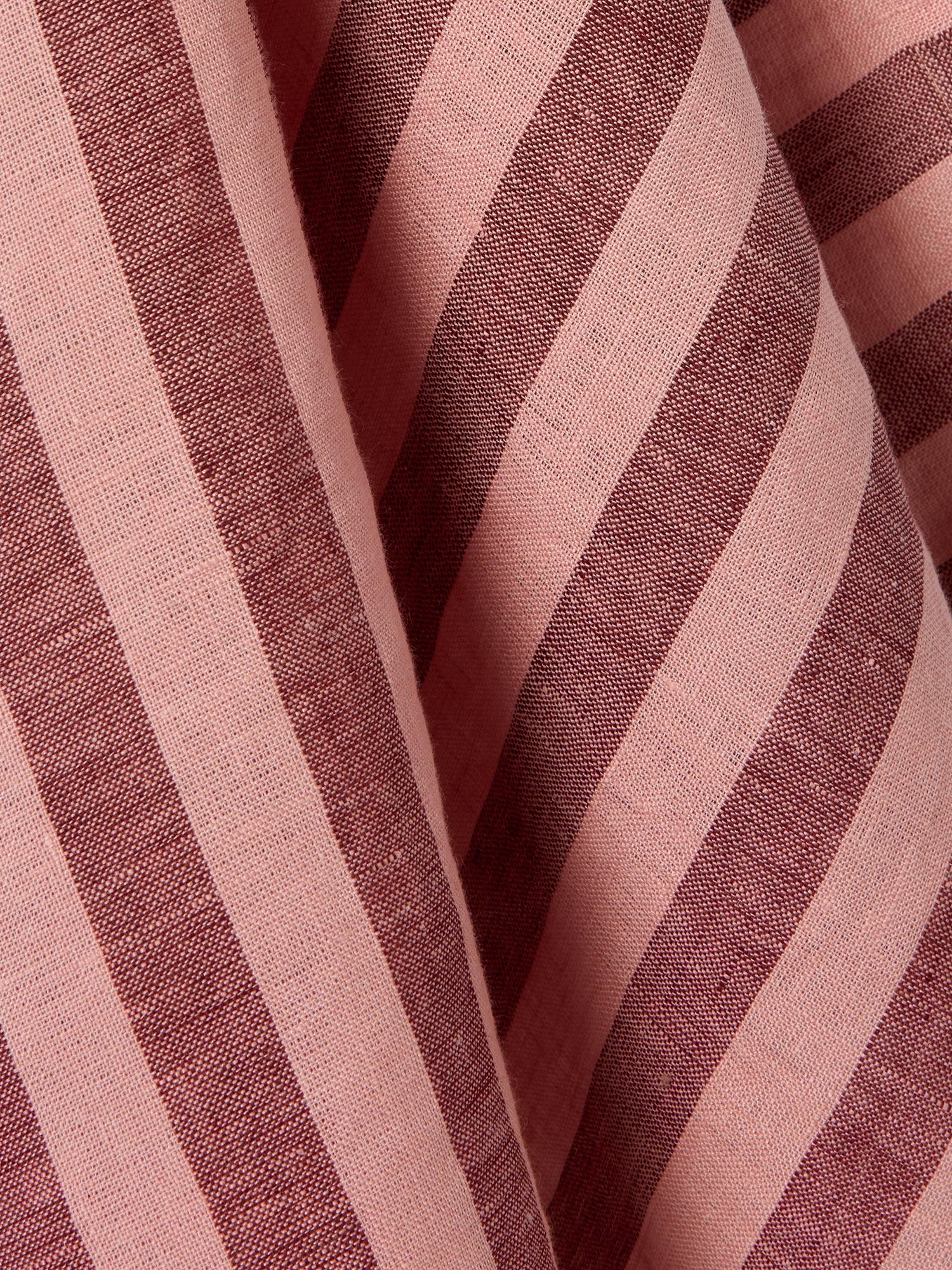 Rhubarb & Rose Pembroke Stripe Linen Blend Tea Towel - Image 2