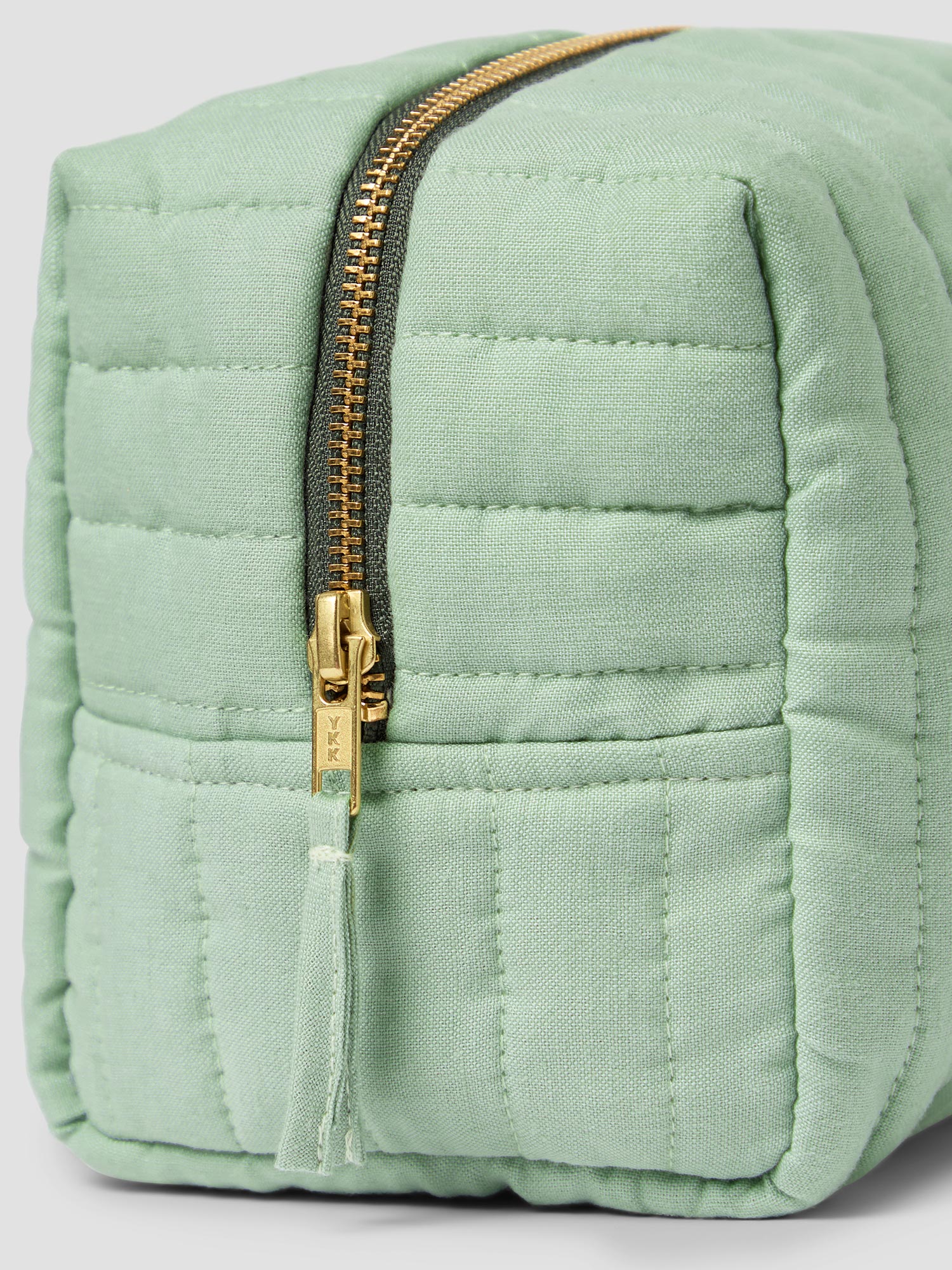 Sage Green 100% Linen Wash Bag - Image 3