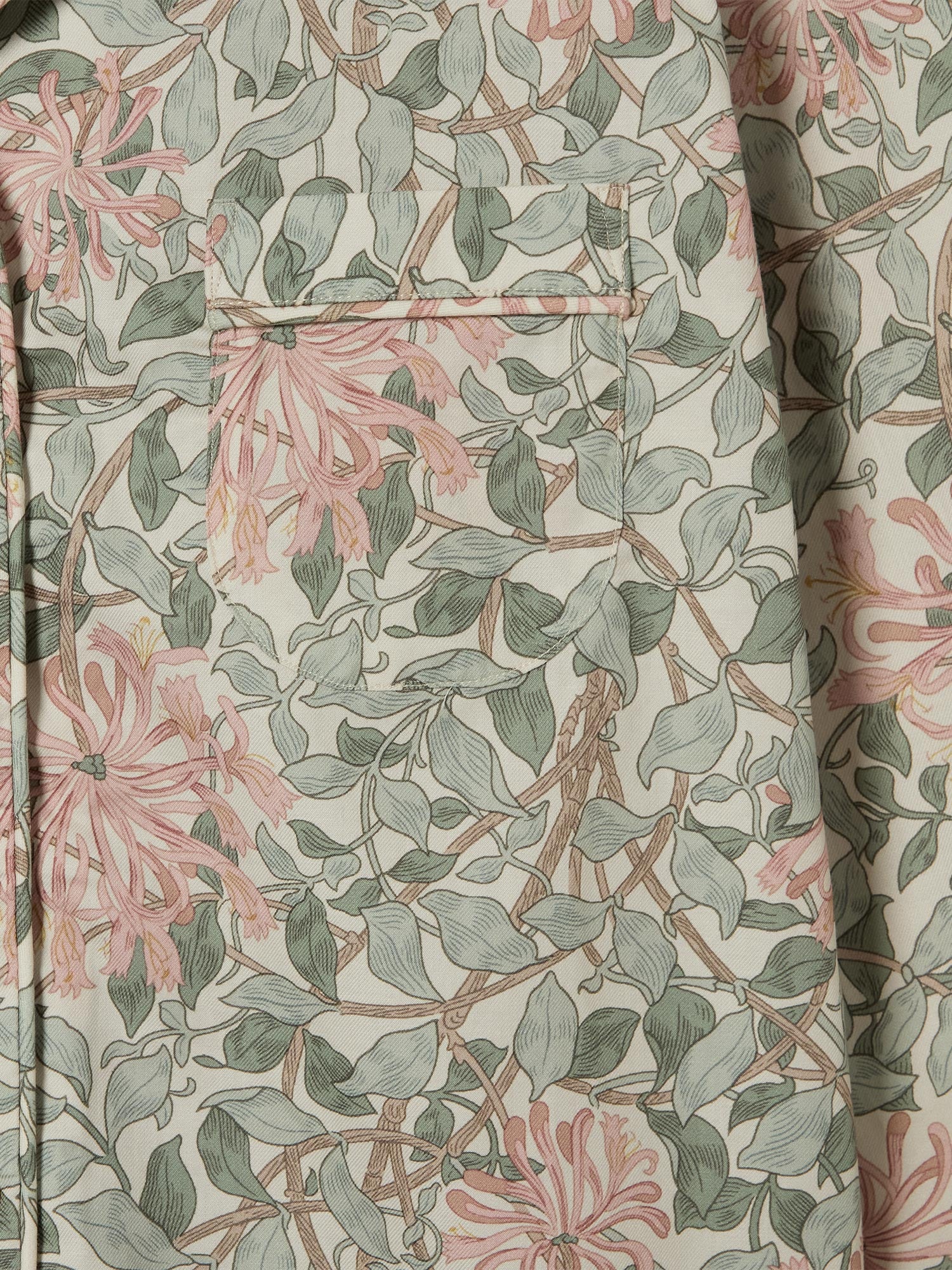Soft Sage Honeysuckle Cotton Trouser Set - Image 5