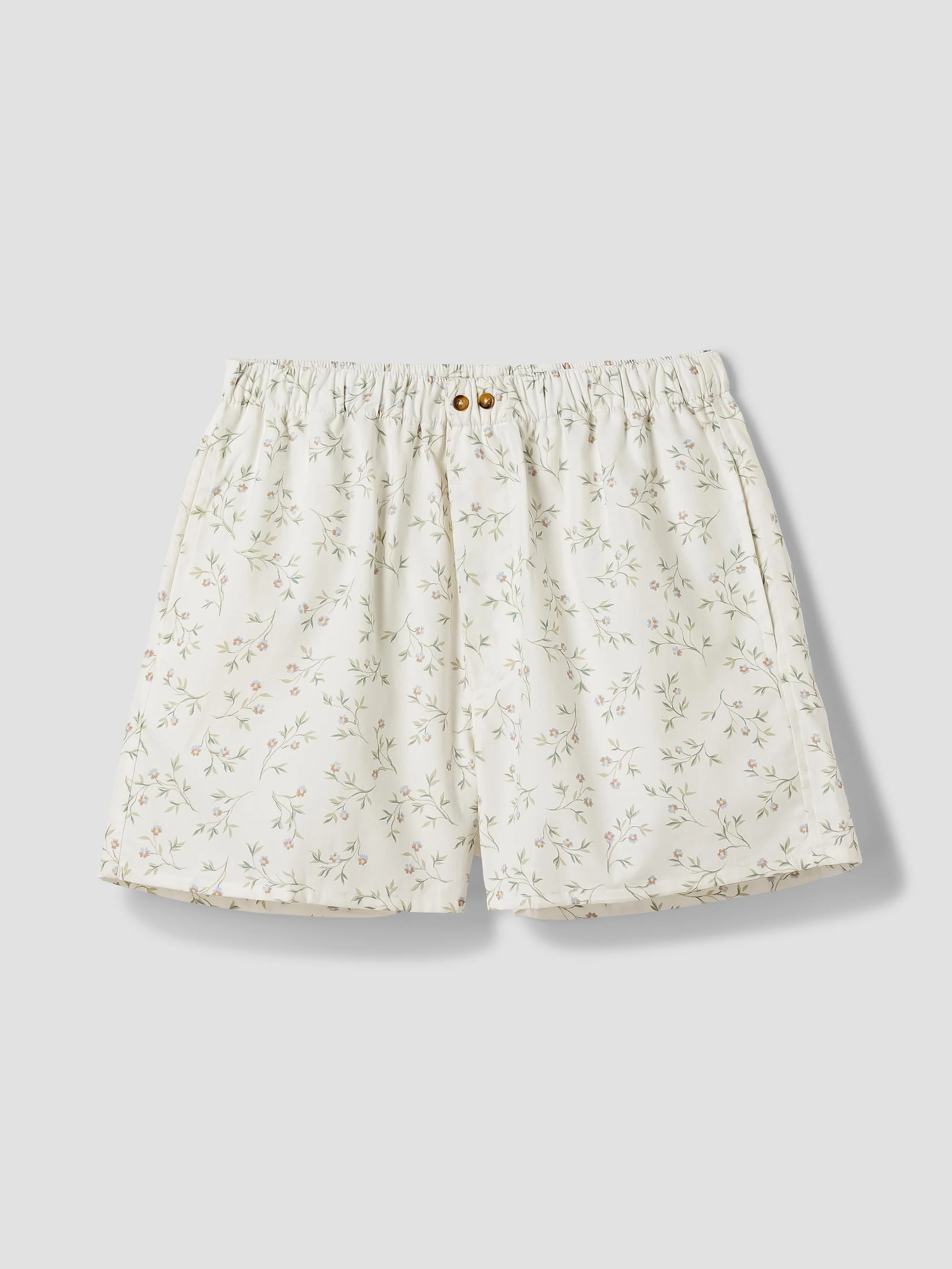 Spring Sprig Floral Cotton Boxer Short - Image 4