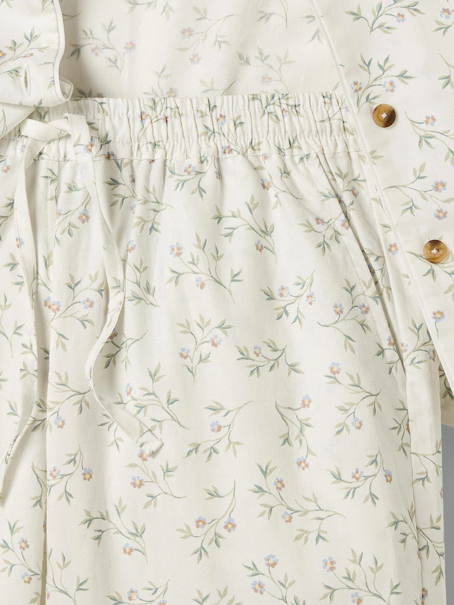Spring Sprig Floral Cotton Cropped Trouser Set - Image 6