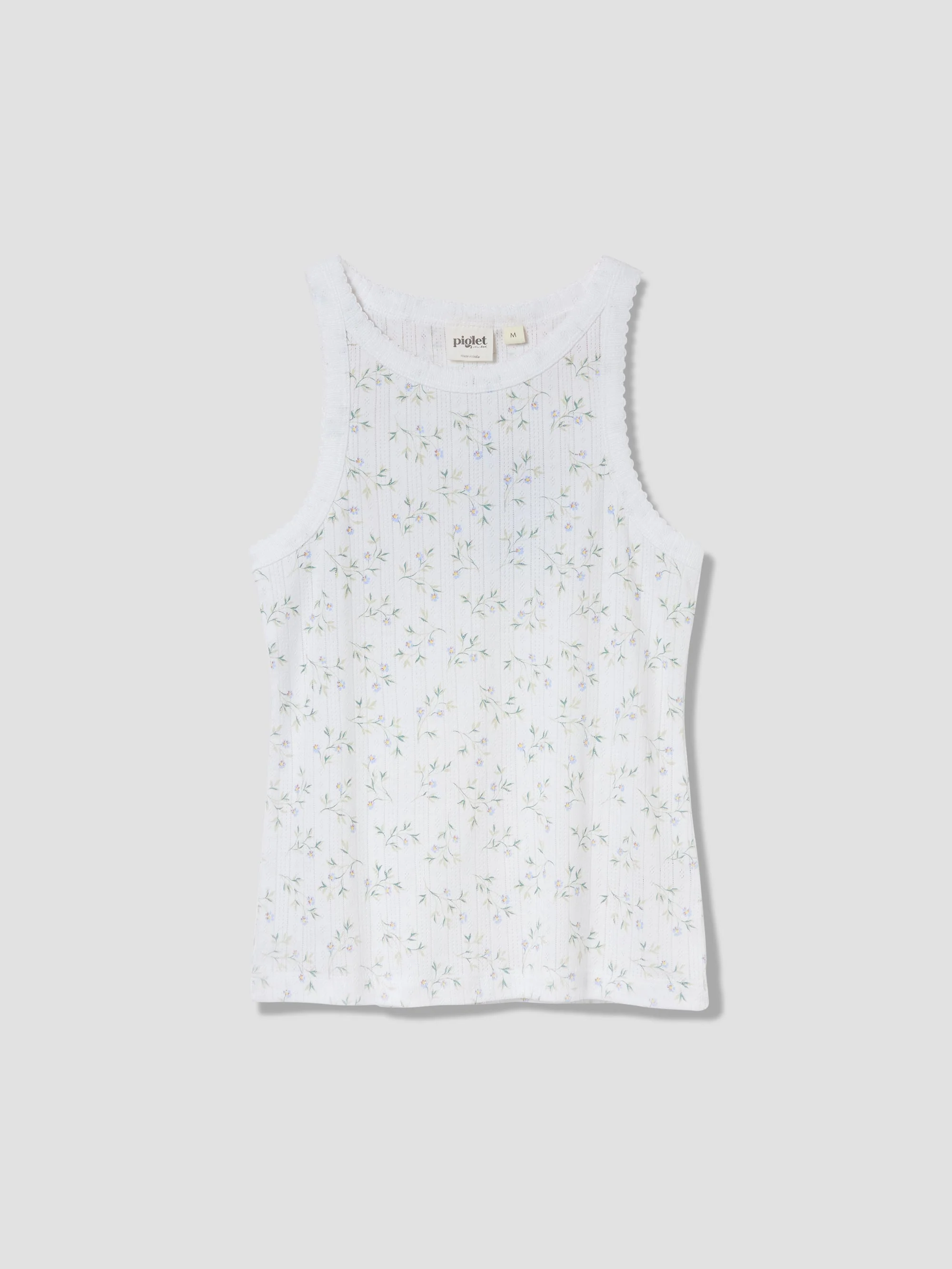 Spring Sprig Pointelle Vest - Image 4