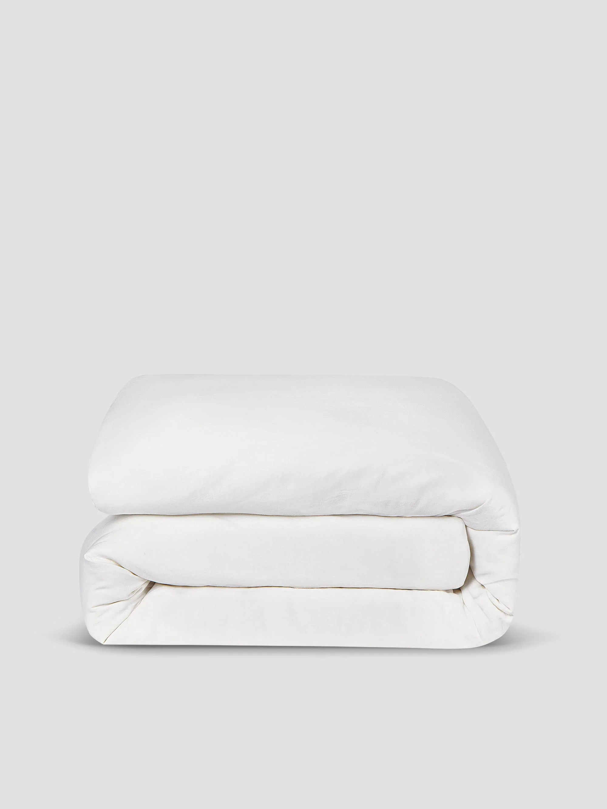 White 100% Linen Duvet Cover - Image 3