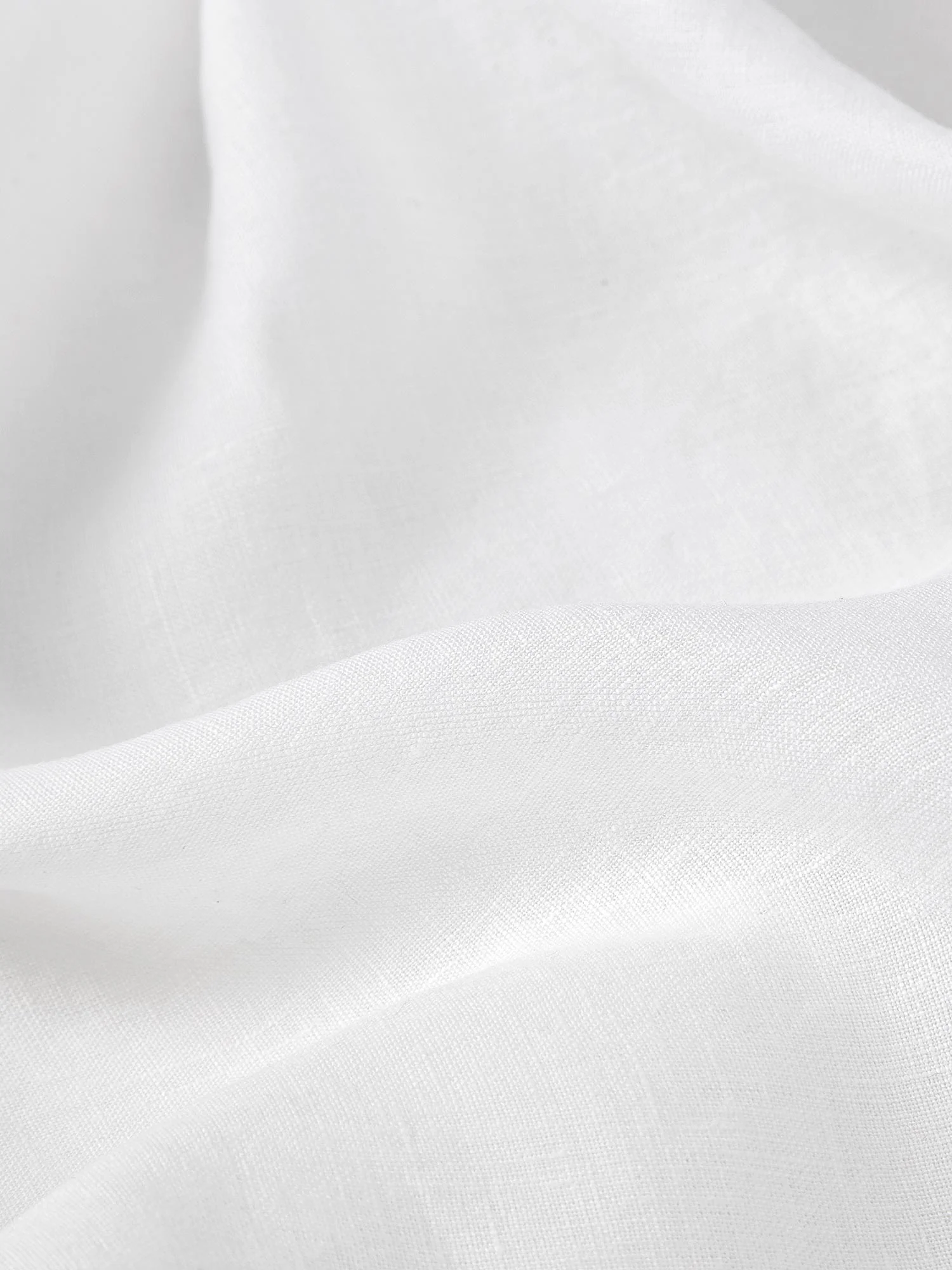 White 100% Linen Duvet Cover - Image 4